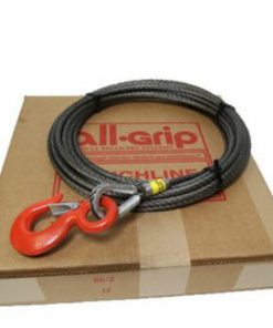 7/16 inch 50 ft. Fiber Large Hook Winch Cable WL0750FZ
