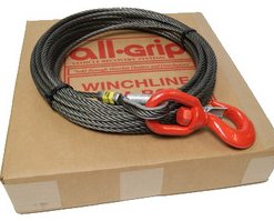1/2 inch 200 ft. Steel Winch Cable WL08200SS