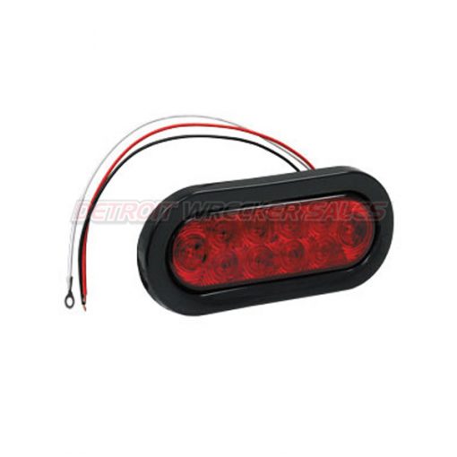 6-1/2" Oval Stop-Turn-Tail Light Red