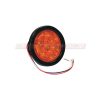 4" Round Turn & Park Light, 10 LED Amber w/ Grommet and Plug