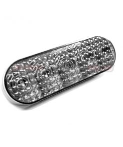 6 Inch Oval White LED Trailer Lights - Reverse Backup Running Lights IP67 Waterproof